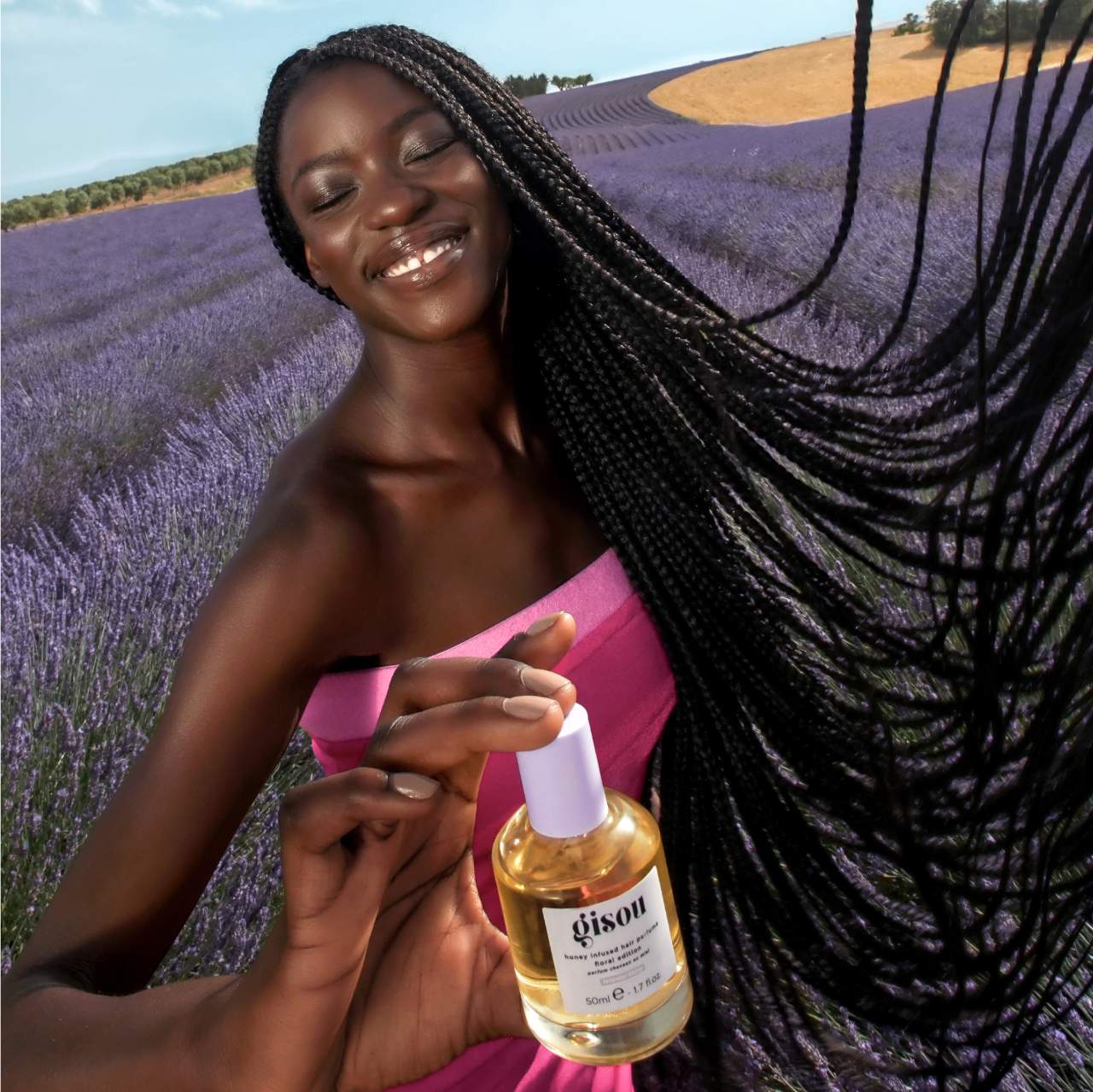 Gisou Mini Lavender Berry Honey Infused Hair Perfume
