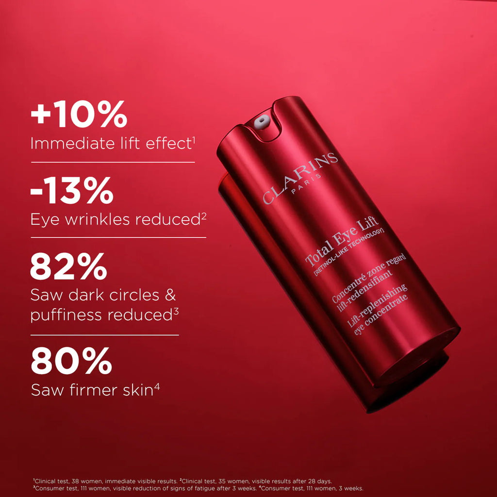 Clarins Total Eye Lift Eye Cream for Firming, Wrinkles, Dark Circles & Puffiness