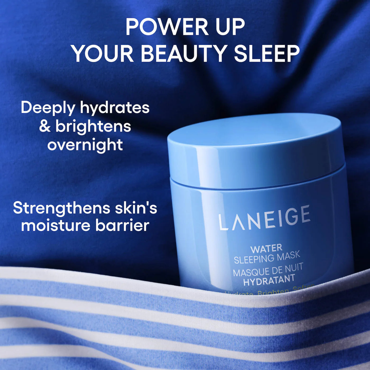 LANEIGE Water Sleeping Mask for Moisture Barrier Support with Niacinamide & Squalane