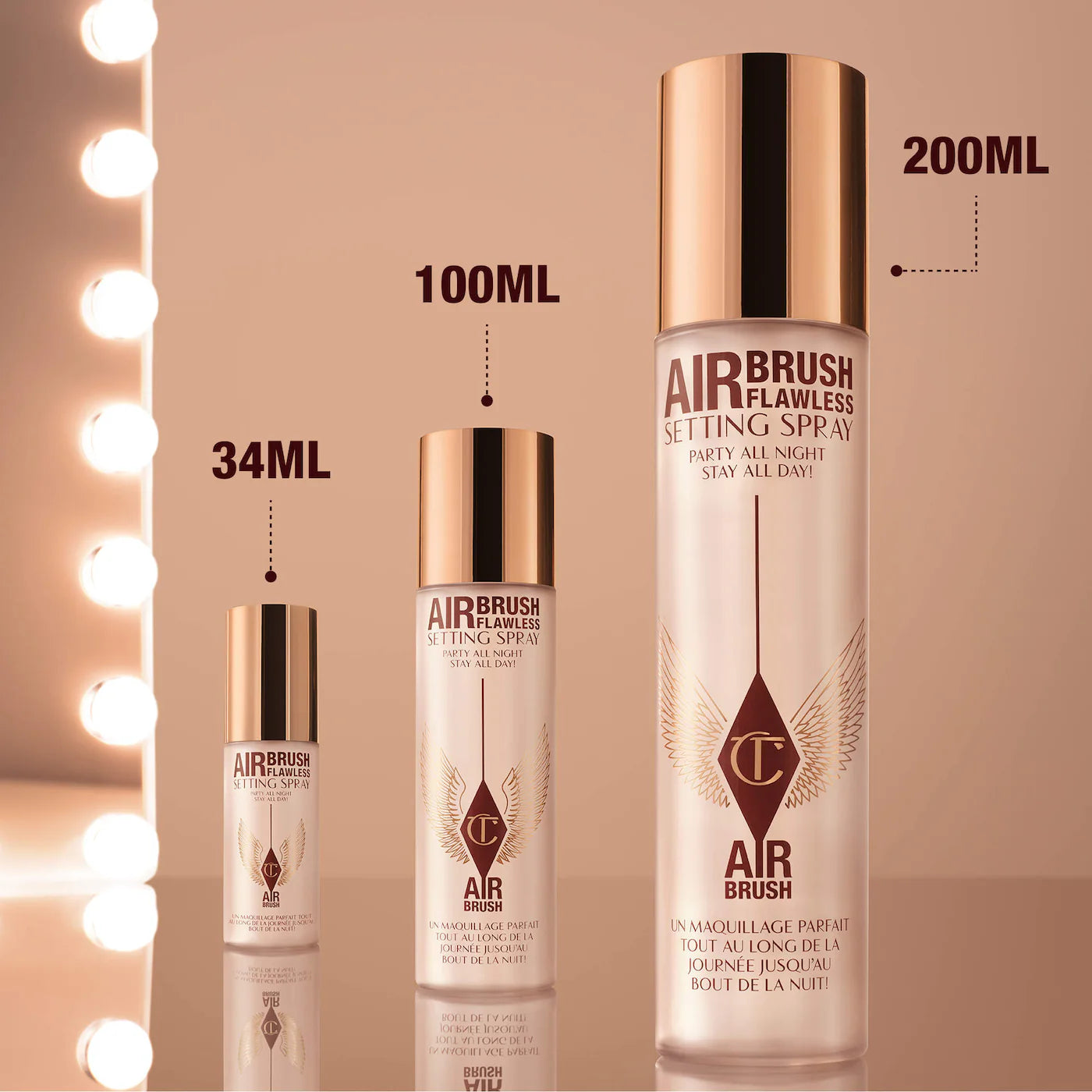 Charlotte Tilbury Mini Airbrush Flawless Setting Spray Duo Gift Set