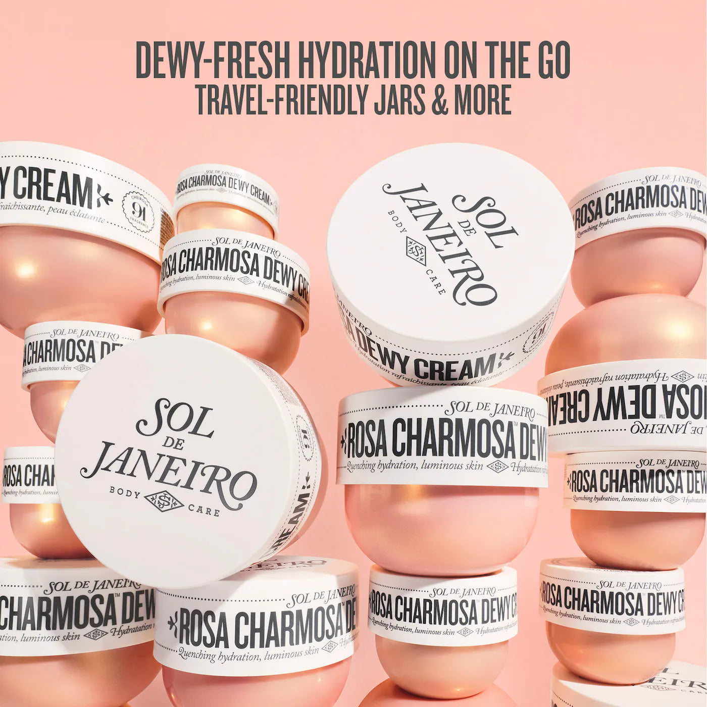 Sol de Janeiro Rosa Charmosa™ Dewy Body Cream with Rosewater + Crystal Peptides