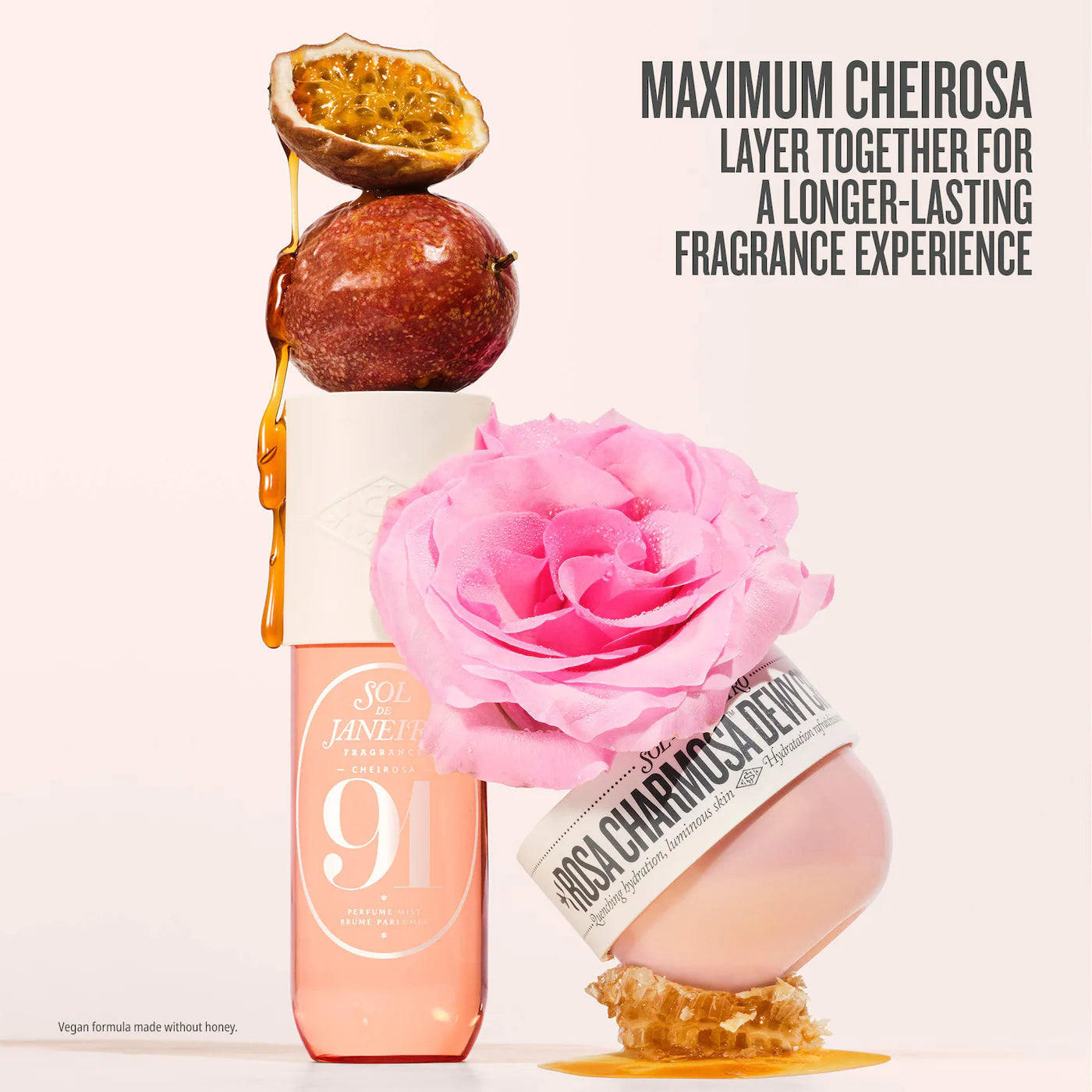Sol de Janeiro Rosa Charmosa™ Dewy Body Cream with Rosewater + Crystal Peptides