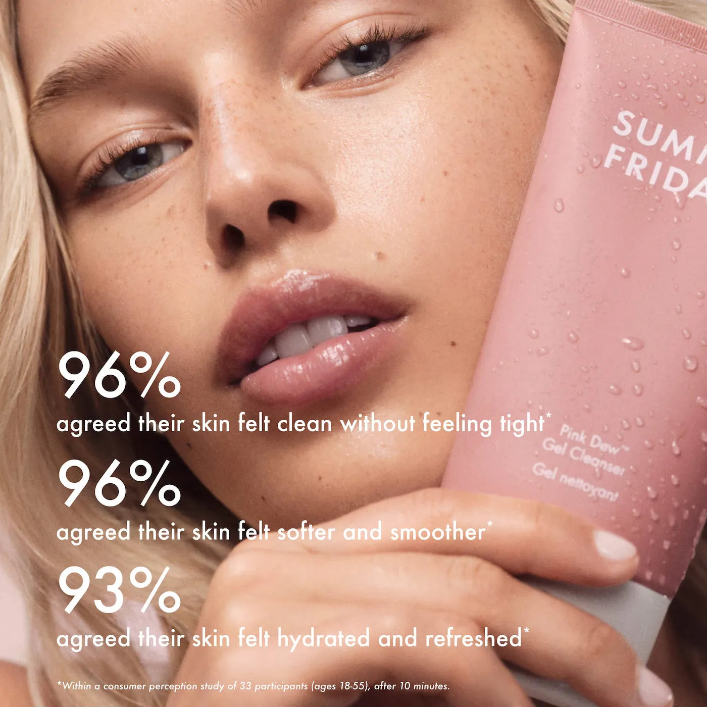 Summer Fridays Pink Dew Gel Cleanser