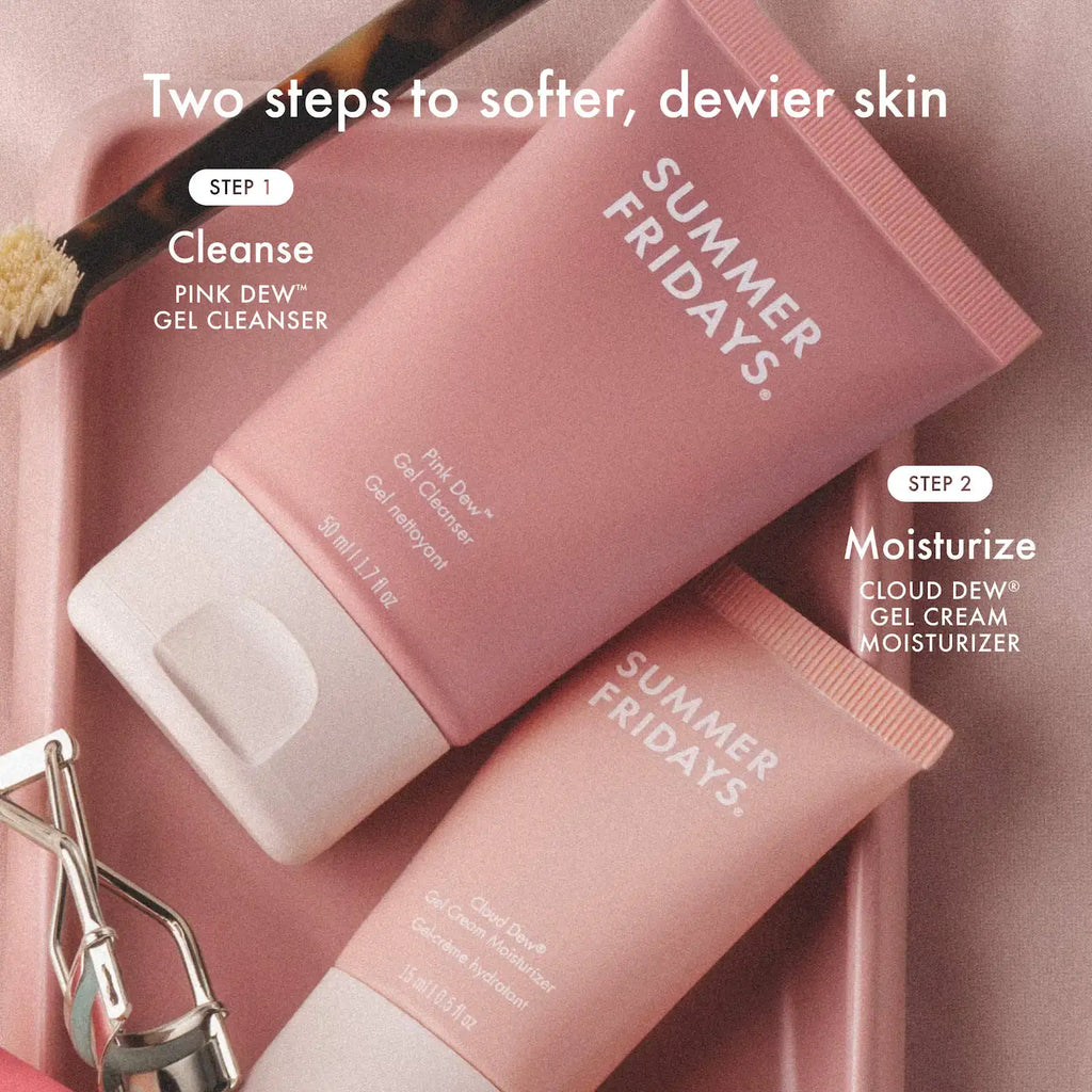 Summer Fridays Pink Dew Gel Cleanser