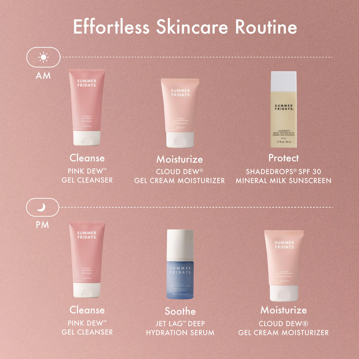 Summer Fridays Pink Dew Gel Cleanser