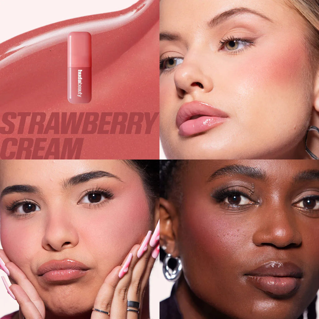 HUDA BEAUTY Berries and Cream Cheek and Lip Duo