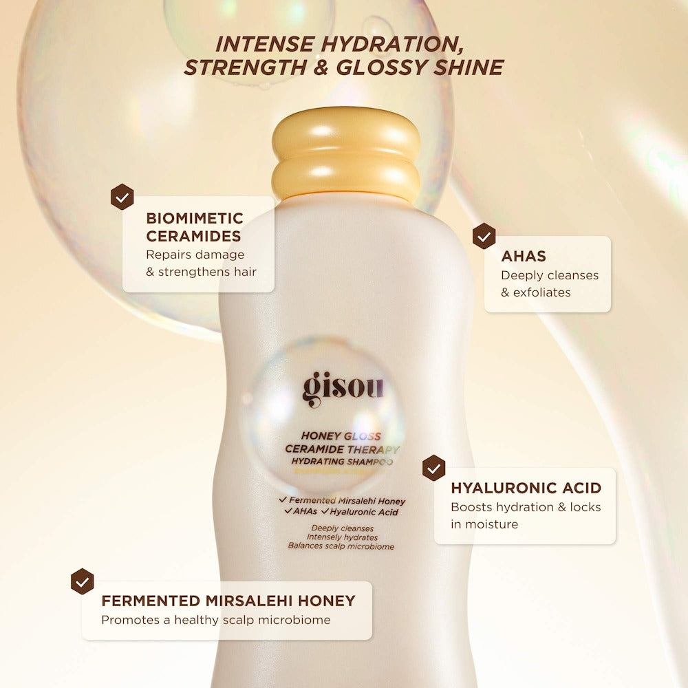 Gisou Honey Gloss Ceramide Therapy Hydrating Shampoo