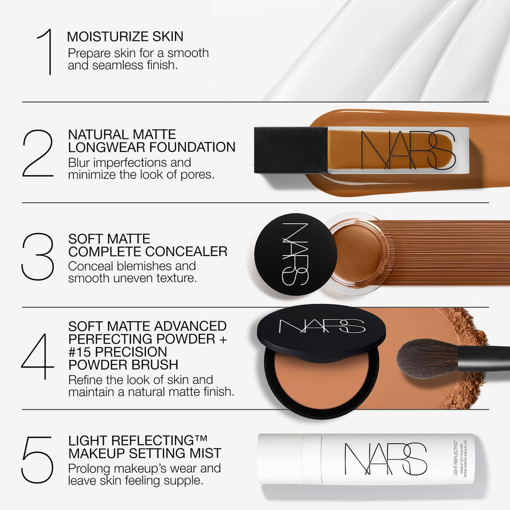 NARS Natural Matte Longwear Pore Blurring Medium-to-Full Coverage Foundation