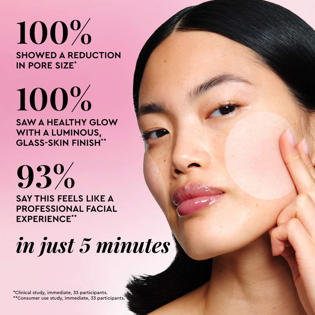 Glow Recipe LHA + AHA Korean Watermelon Toner Pads for Hydration and Gentle Exfoliation