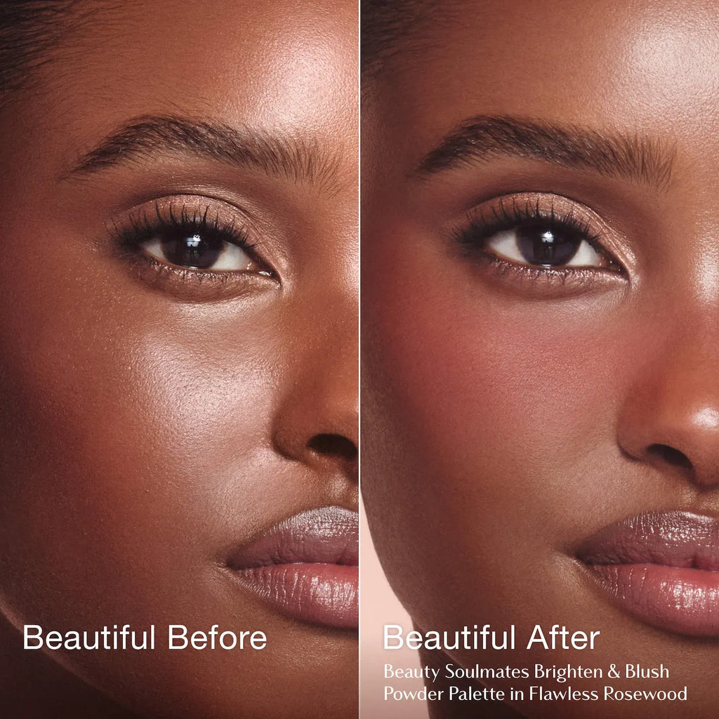 Charlotte Tilbury Pillow Talk Beauty Soulmates Brighten & Blush Powder Palette