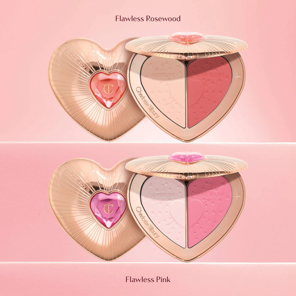 Charlotte Tilbury Pillow Talk Beauty Soulmates Brighten & Blush Powder Palette