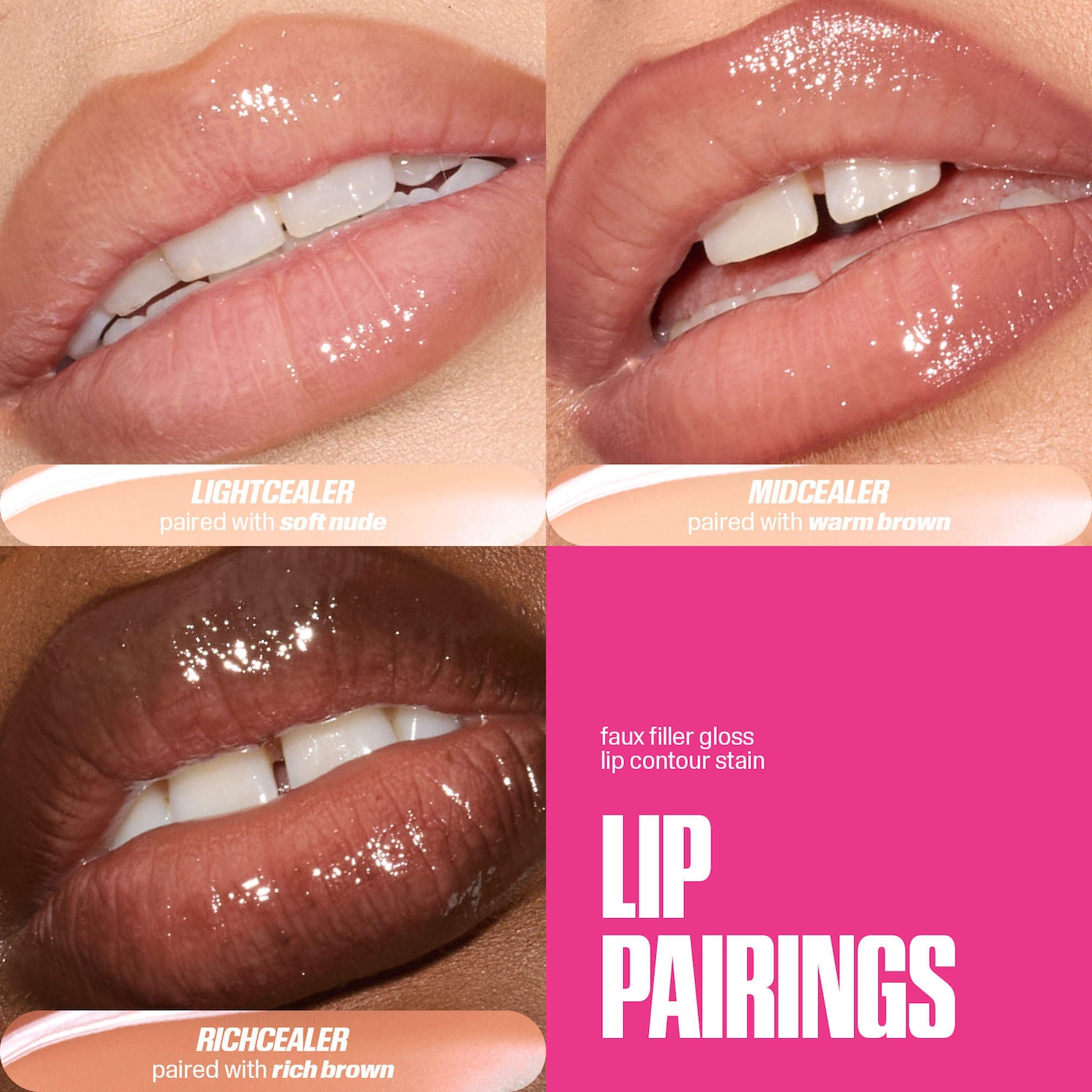 Huda Beauty Faux Filler Shiny Non-Sticky Lip Gloss