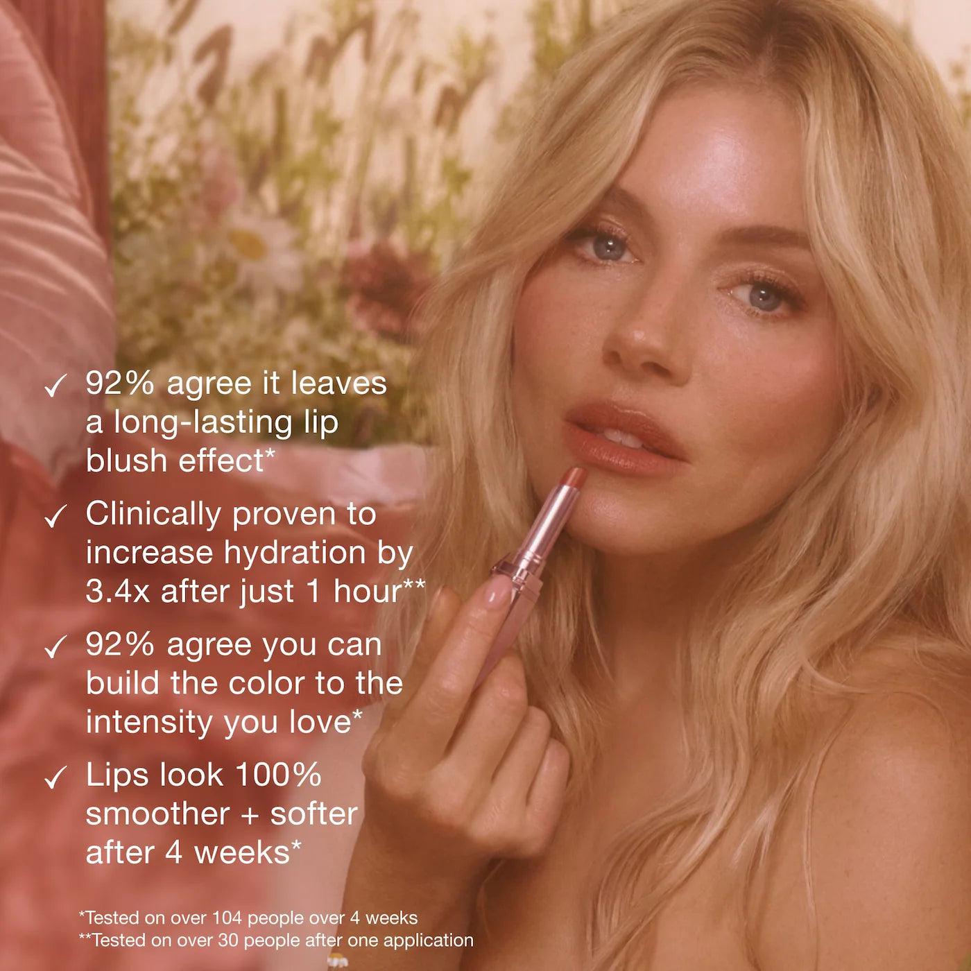 Charlotte Tilbury Pillow Talk Long Lasting Blush Balm Sheer Lip Tint