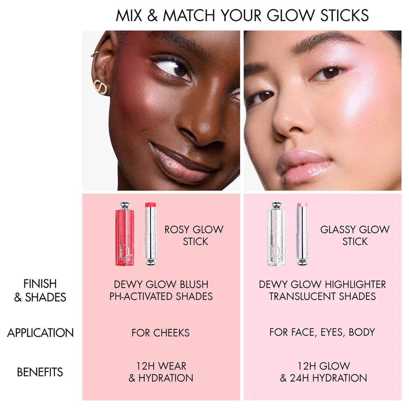 DIOR Backstage Glassy Glow Stick Multi-Use Stick Highlighter Balm