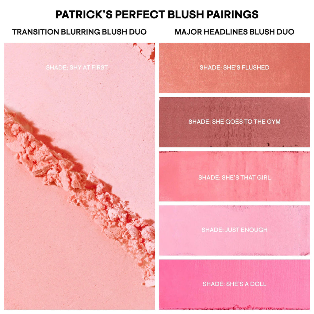 PATRICK TA Major Headlines Transition Blurring Under Eye Blush Duo