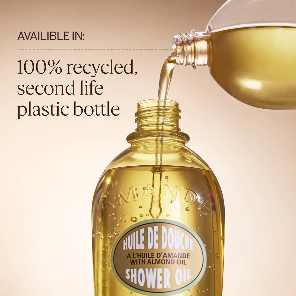 L'Occitane Cleansing And Softening Refillable Shower Oil With Almond Oil