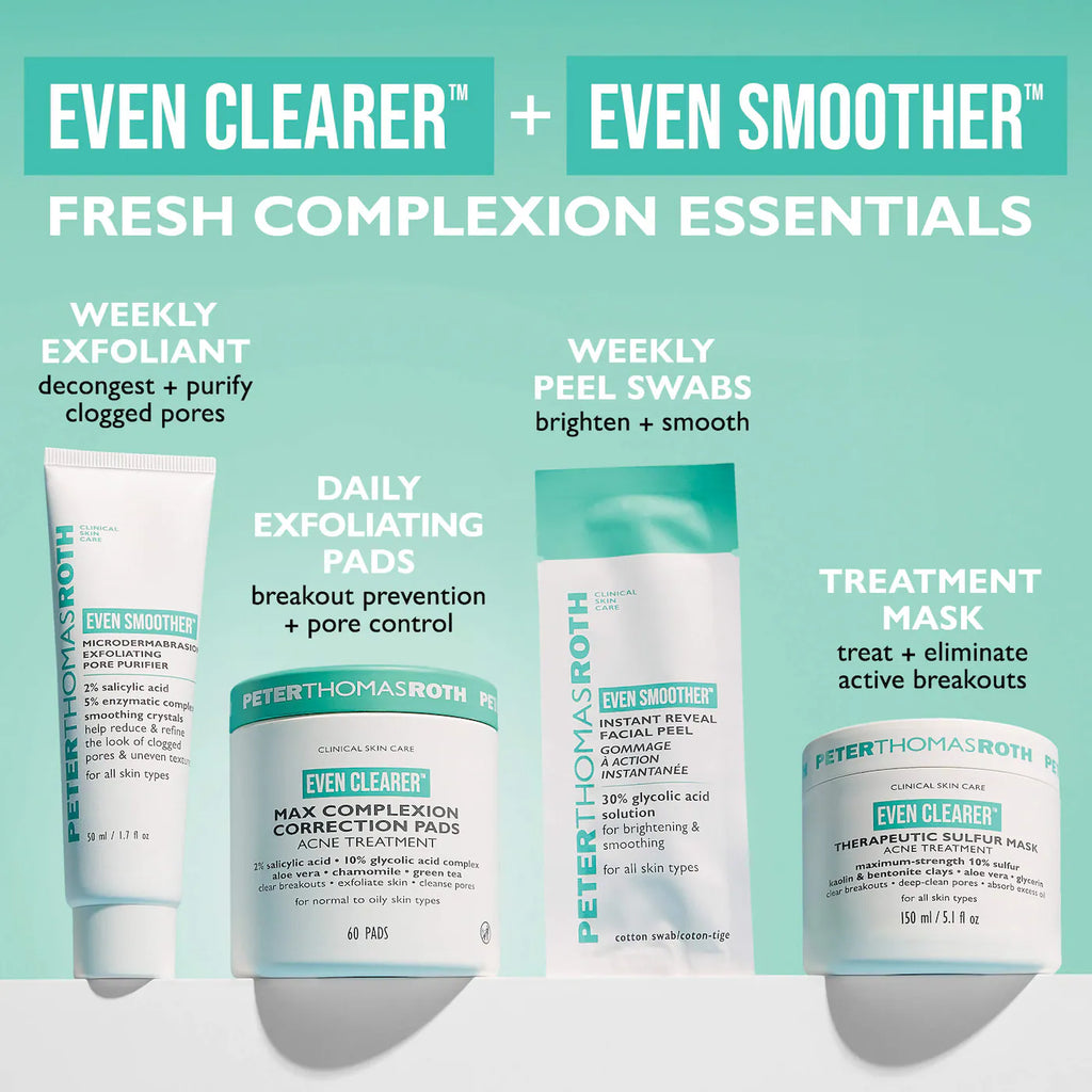 Peter Thomas Roth Even Clearer™ Max Complexion Correction Pads for Acne and Blemishes