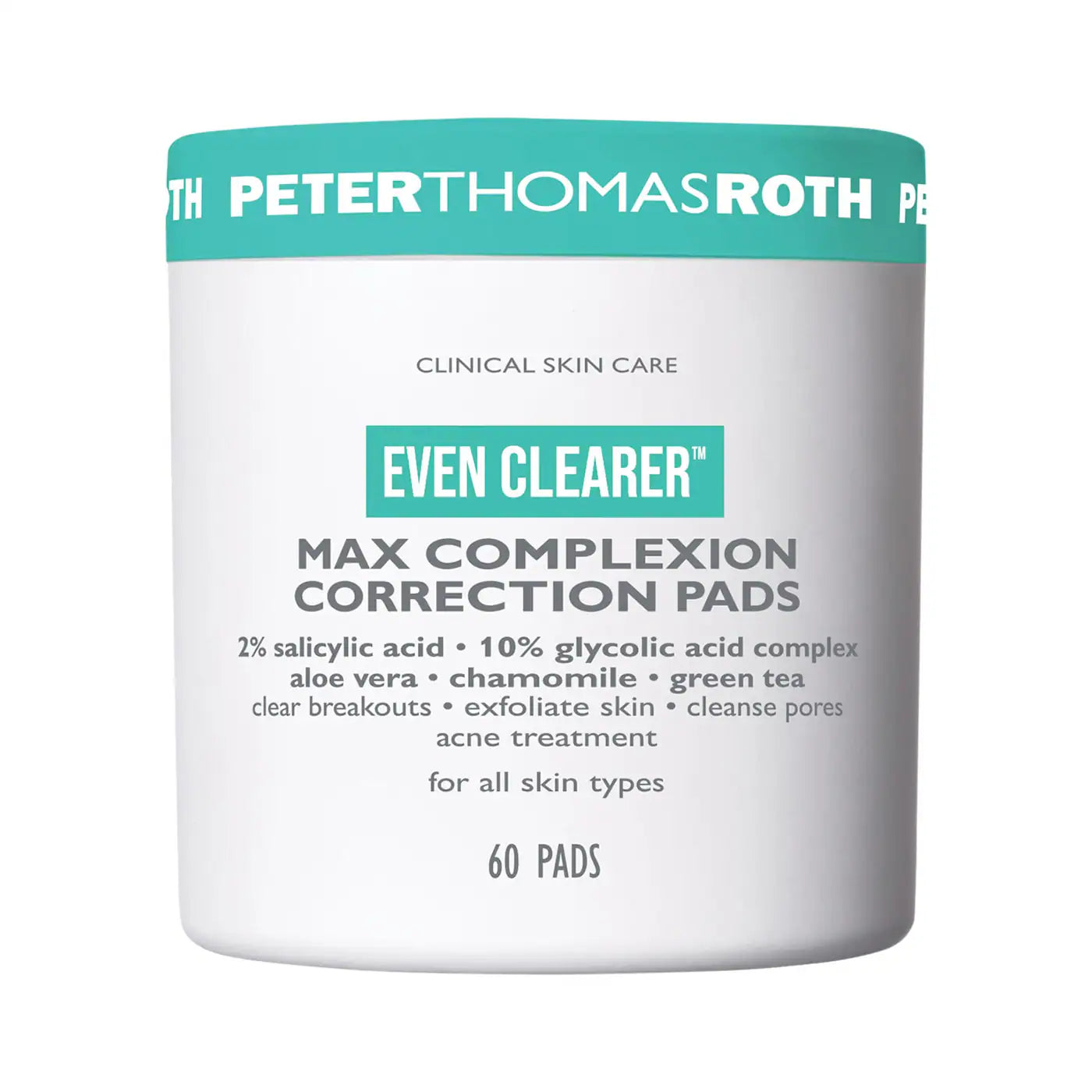 Peter Thomas Roth Even Clearer™ Max Complexion Correction Pads for Acne and Blemishes