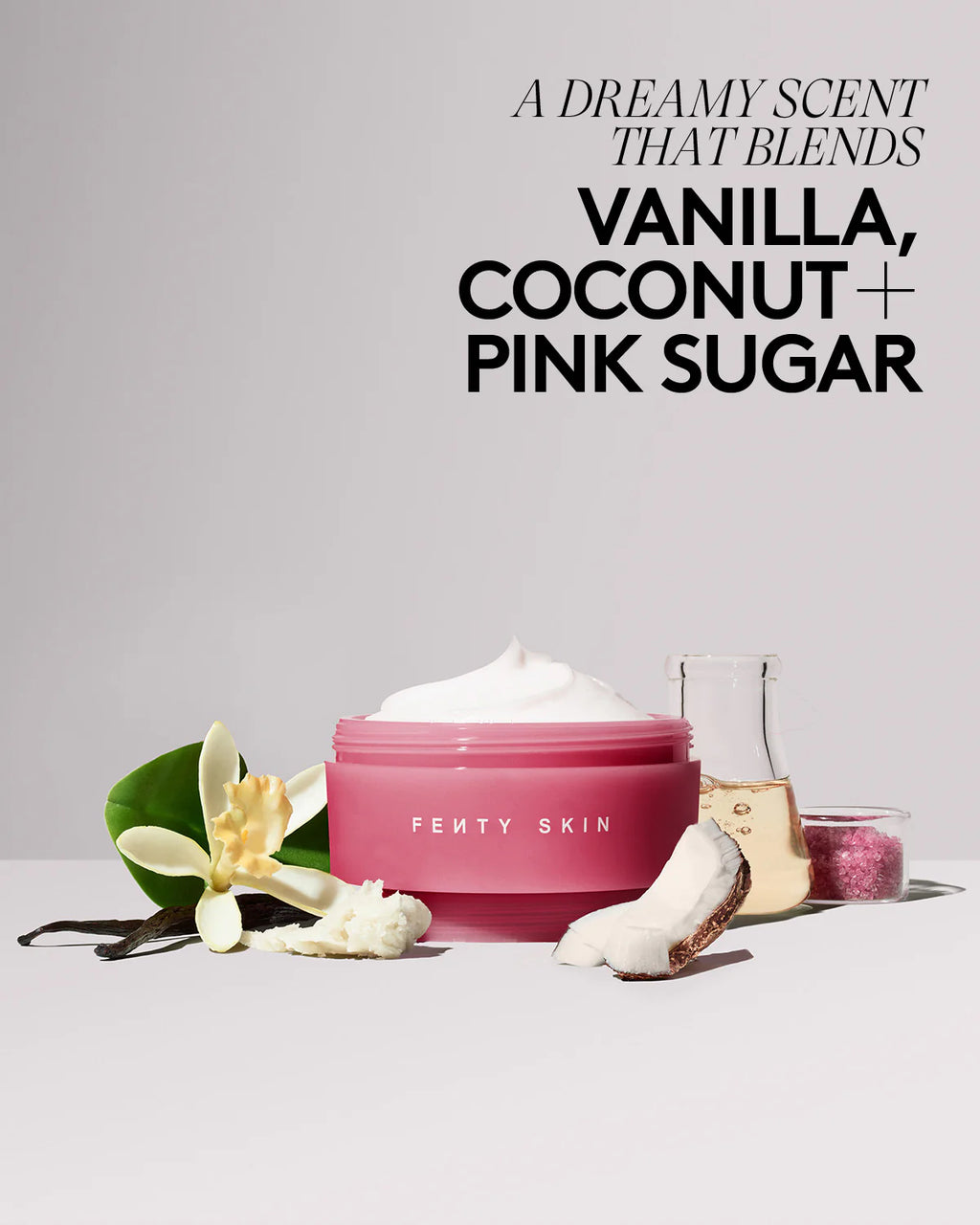 Fenty Beauty Butta Drop Vanilla Dream Whipped Oil Body Cream with Tropical Oils + Butters