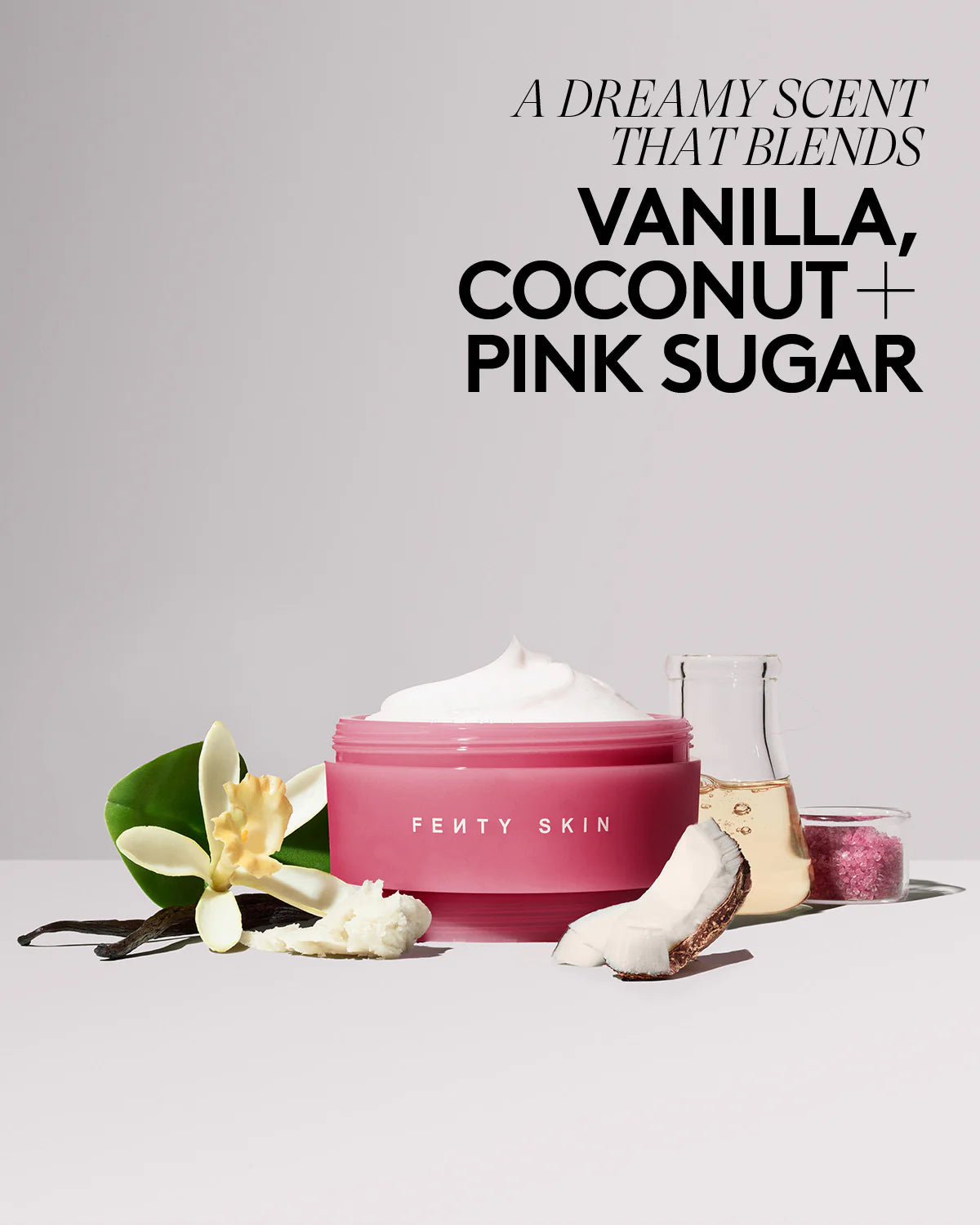 Fenty Beauty Butta Drop Vanilla Dream Whipped Oil Body Cream with Tropical Oils + Butters